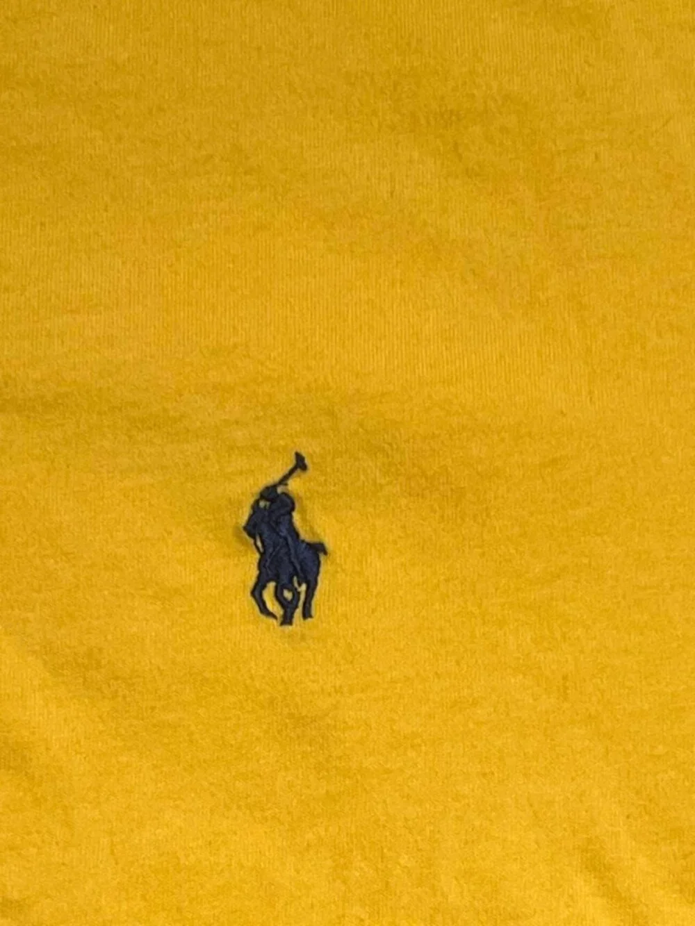 Yellow Polo Ralph Lauren cotton t-shirt in size M #preppy #classic